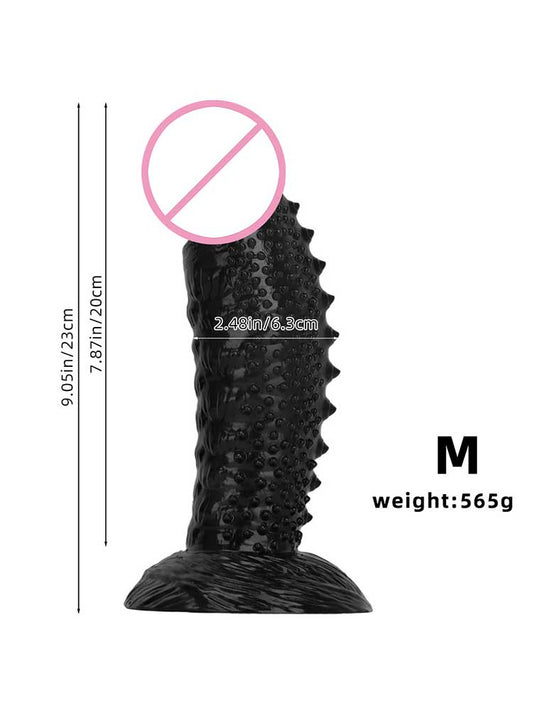 Wolf Fang Spike Anal Plug With Suction Cup
