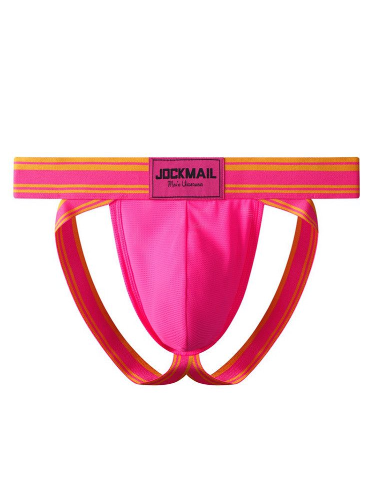 Breathable Mesh Double Strap Men's Thong