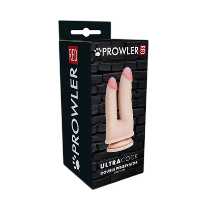 Prowler RED Ultra Cock Double Penetrator Dildo Pink 6 Inch