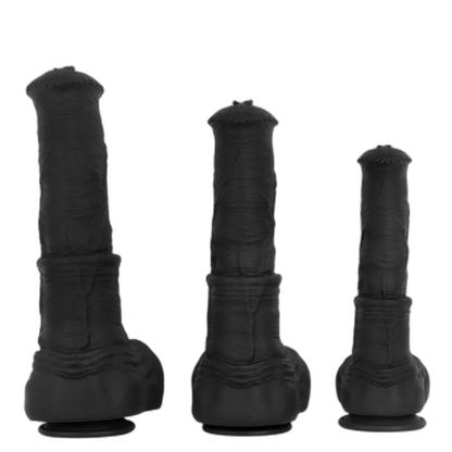 ruff GEAR Silicone Dark Horse Realistic Dildo 11.5 Inch