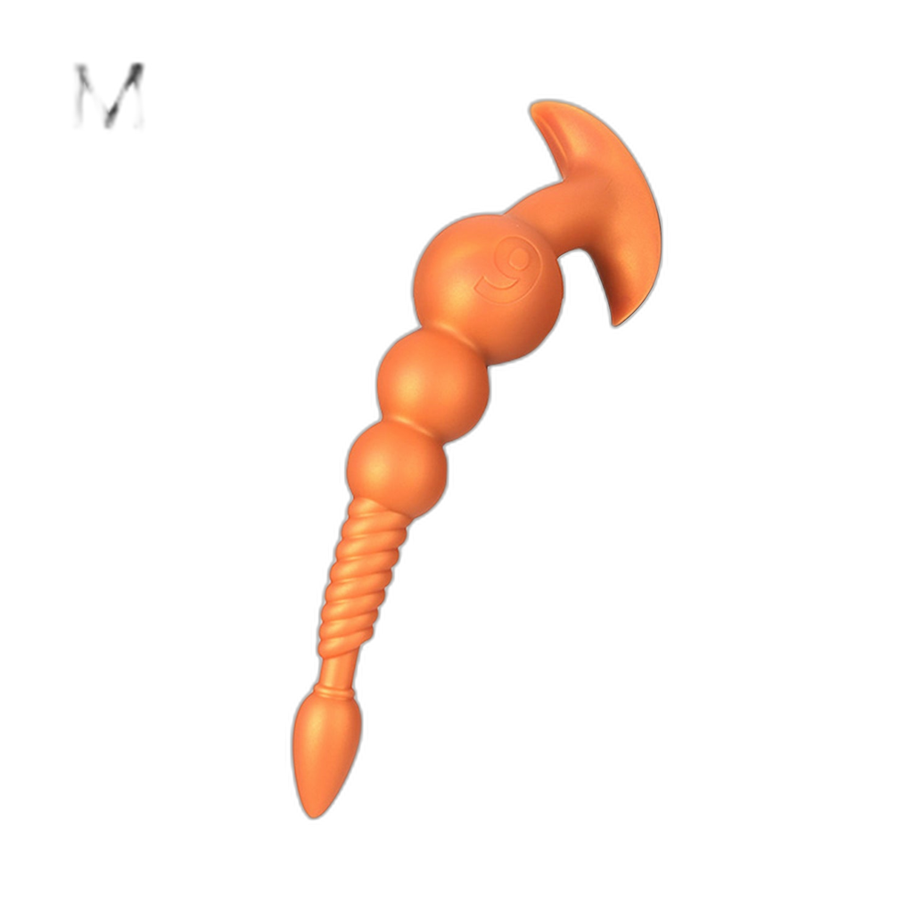 Rama - Silicone Anal Beads  - 3 Anal Balls With Tail - Anal Trainer