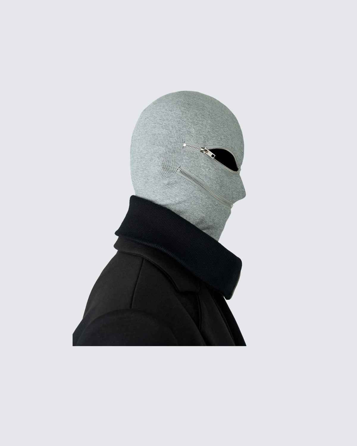Zipper Knit Mask Cover