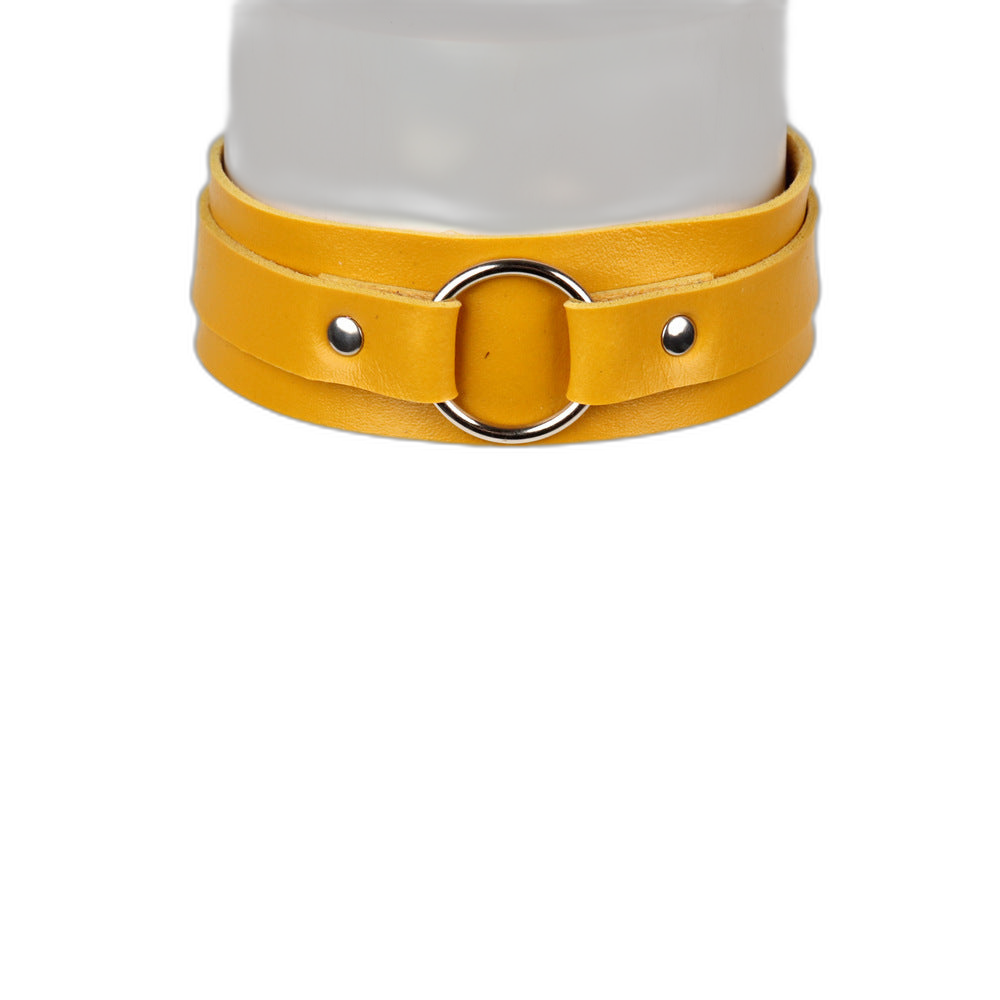 Leather O-Ring Collar / Choker