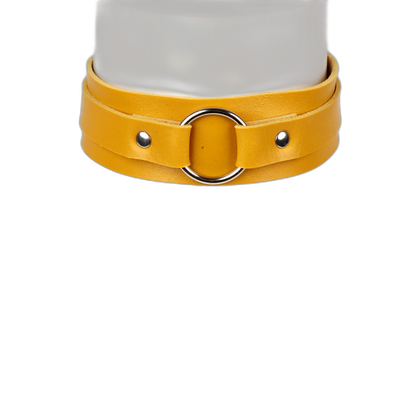Leather O-Ring Collar / Choker