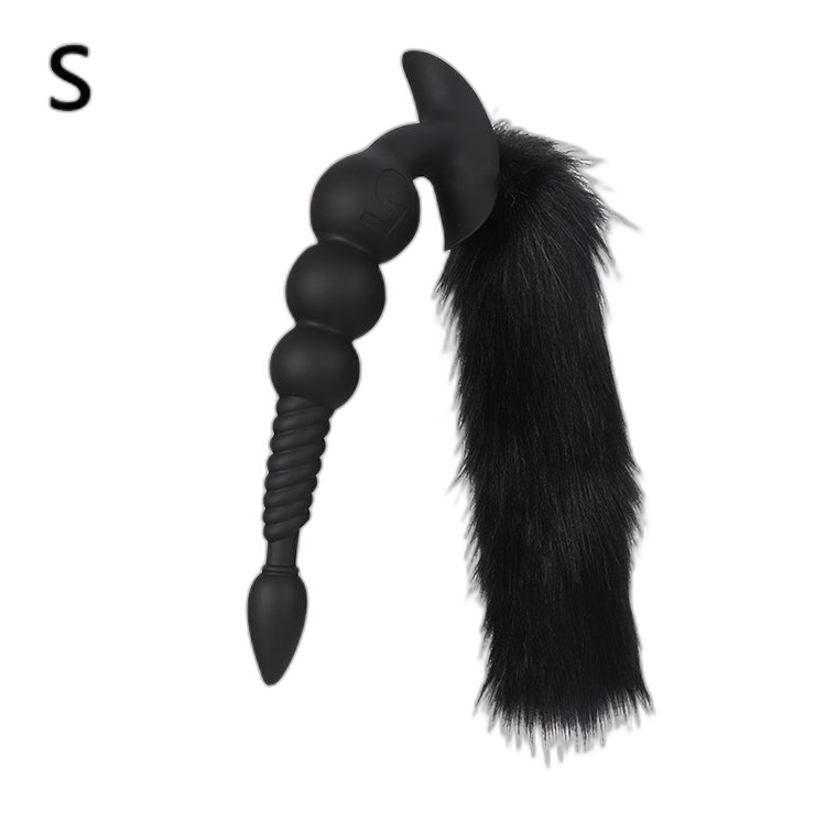 Rama - Silicone Anal Beads  - 3 Anal Balls With Tail - Anal Trainer