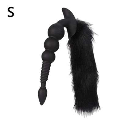 Rama - Silicone Anal Beads  - 3 Anal Balls With Tail - Anal Trainer