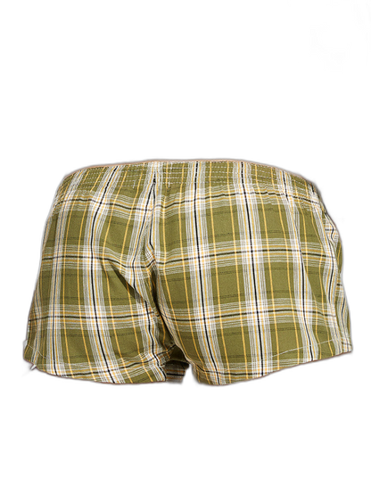 2 Pack Men's Plaid Lounge Shorts, Stylish and Breathable Sleep Trunks