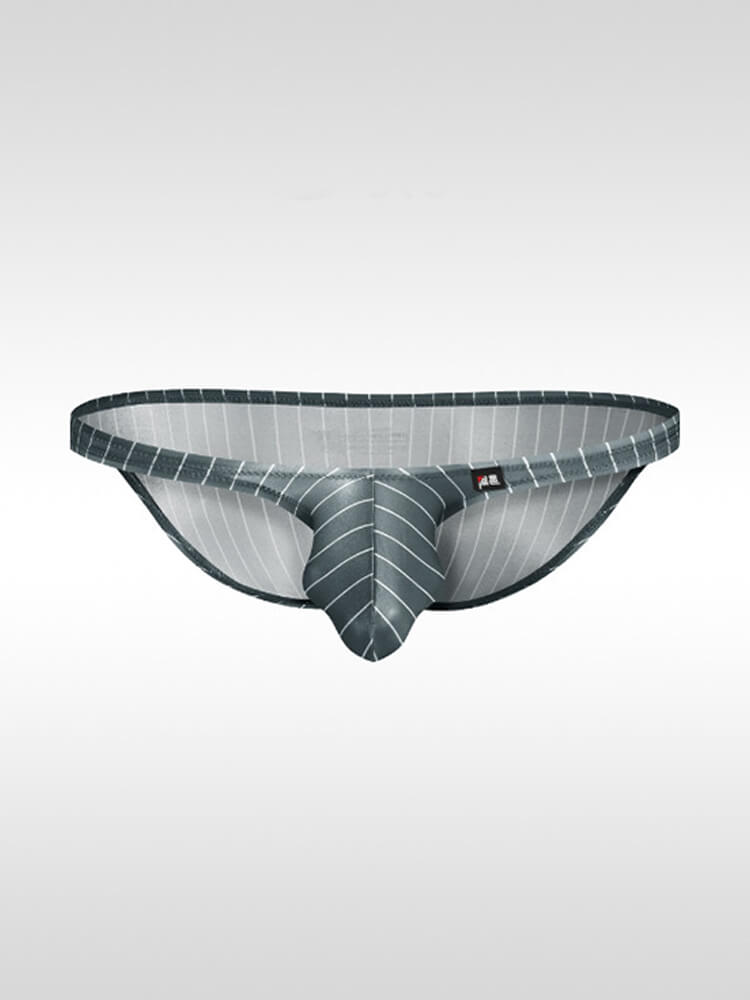 Men's Sexy Low-Rise Striped Boxer Briefs / Briefs / Thongs