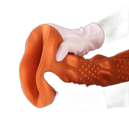OrbArmor - Textured Silicone Dildo - Suction Cup Dildo