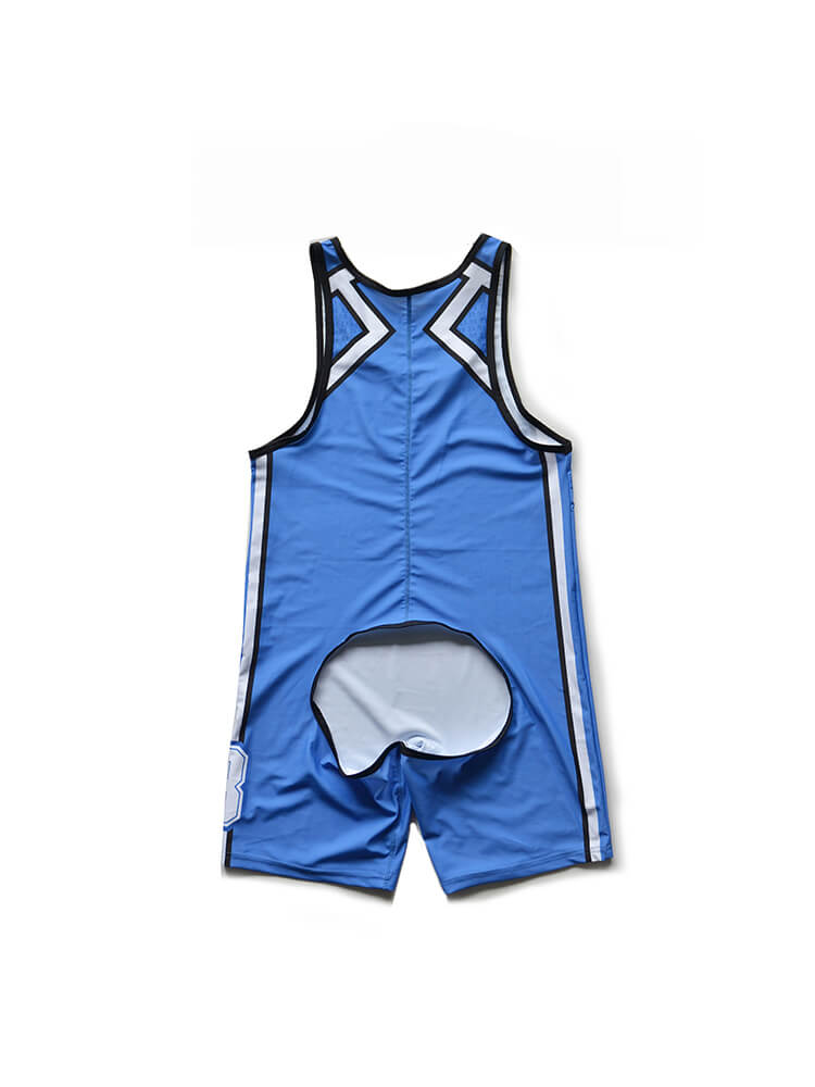 D.M Men's Number 18 Hip Hollow Vest Bodysuit