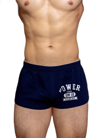 2-pack Men's DM Printed Lettering Low Waist Sexy Cotton Boxer Shorts