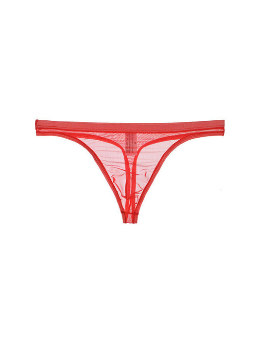 Transparent See Through Thong