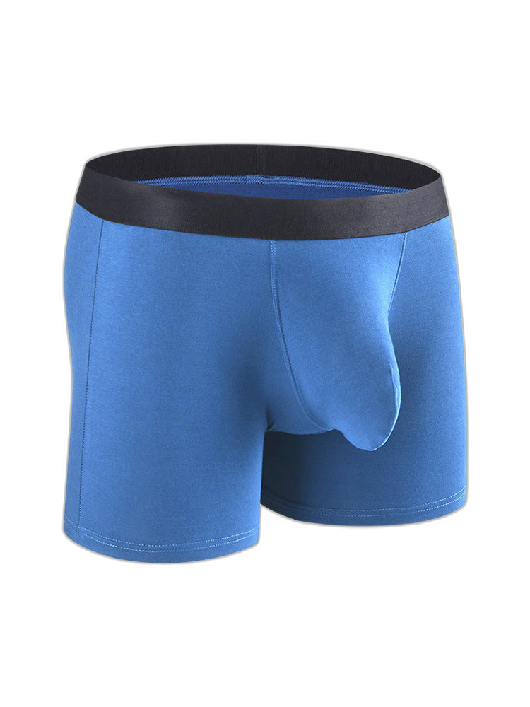 Men's Separate Big Pouch Long Boxer Briefs