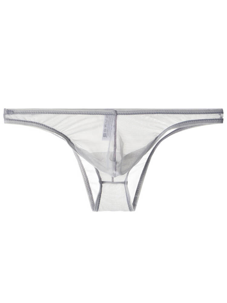 Men's Thin Mesh Sexy Half Wrapped Hip Briefs
