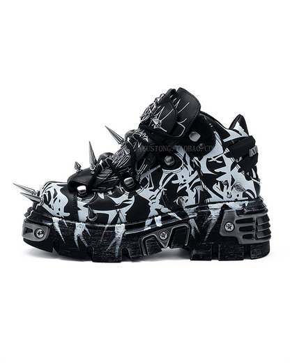 Cyberpunk Spike Armor Sneakers