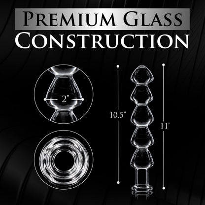 Drops Anal Link Glass Dildo
