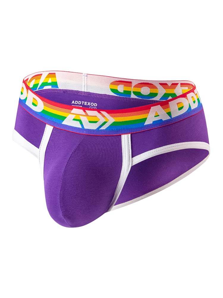 Men's Classic Rainbow-Waistband Briefs