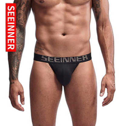 Cotton Sexy Low-waist Thongs Men's Underwear