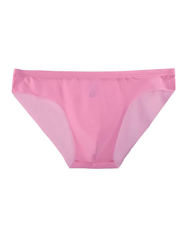 Men's Ice Silk Quick-Dry Thin Transparent Briefs