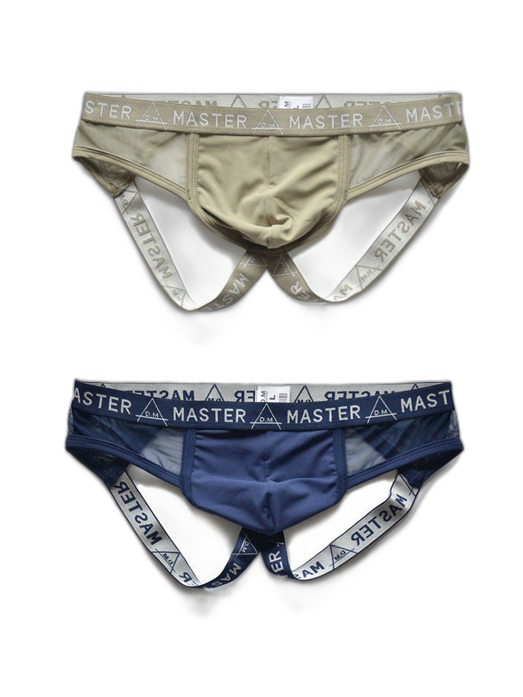 2 Pack Men's Low-Rise Sexy Double Strap Jockstrap
