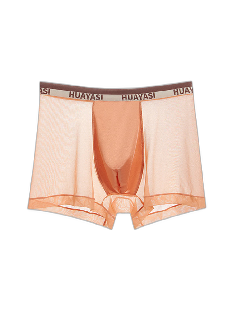 3 Pack Men's Ice Silk Seamless Breathable Quick-Drying Trunks
