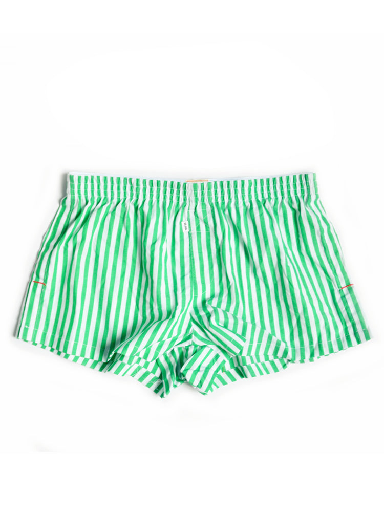 D.M Men's Fashion Low Waist Striped Cotton Home Shorts