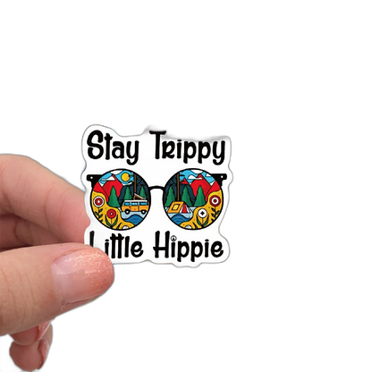 50 Cartoon Hippie Stickers