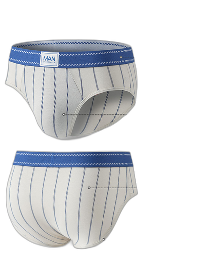 3 Pack Men’s Classic Striped Briefs