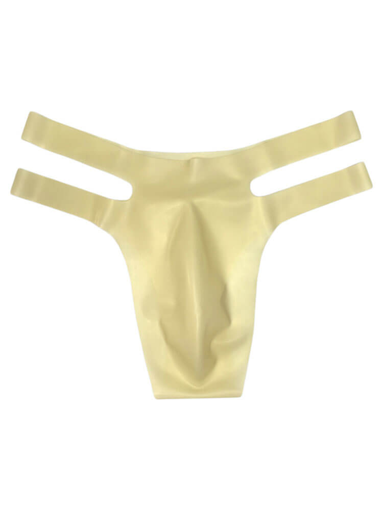 Men's Sexy High-Elastic Seamless Latex Thong