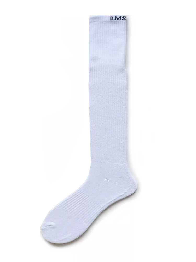 D.M Men's Pure Color High-calf Thick Socks