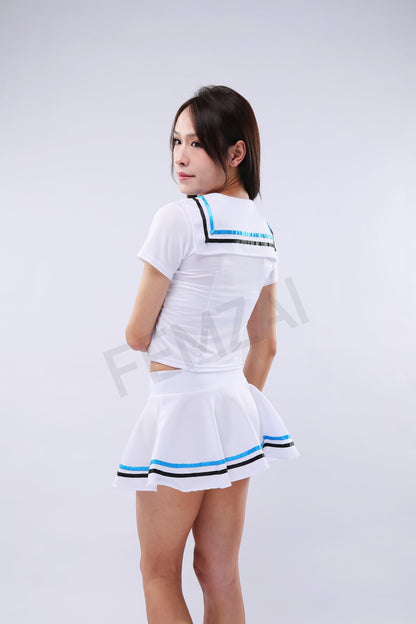 White Sailor Uniform (NEW) + FREE Thigh Highs