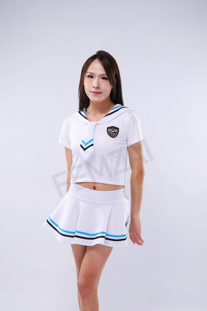 White Sailor Uniform (NEW) + FREE Thigh Highs
