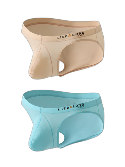 2 Pack Men's Contoured Pouch Lightweight Briefs