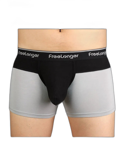 FreeLonger Men's Big Pouch Microfiber Breathable Trunks