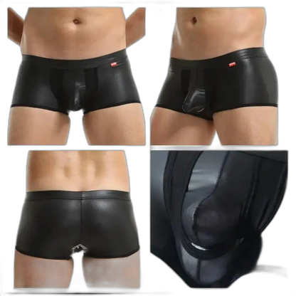 Kinky Transparent Leather Boxers