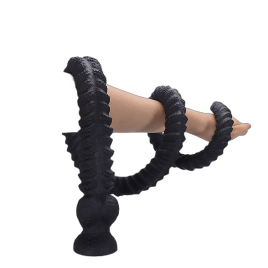 ELITE Liquid Silicone Spine Tickler Depth Trainer 39.4 Inch