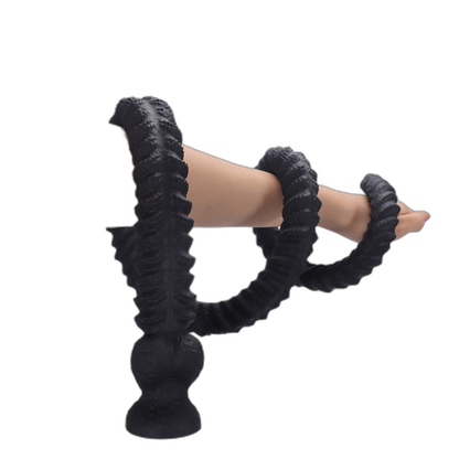 ELITE Liquid Silicone Spine Tickler Depth Trainer 35.4 Inch