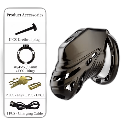 App Controlled Shock Chastity Cage