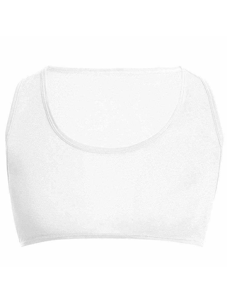 Men's Shiny Sheer Mesh Crop Vest