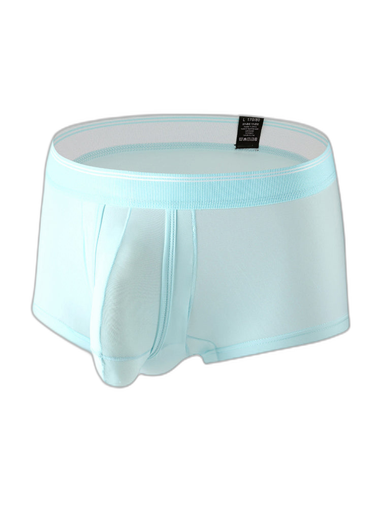 3 Pack Men's Mid-Rise Separation Breathable Elastic Trunks