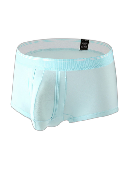 3 Pack Men's Mid-Rise Separation Breathable Elastic Trunks