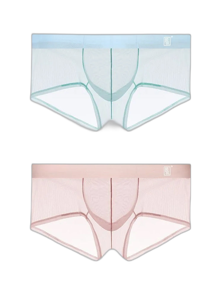 Men's Ultra-thin Low-Rise See-Through Ice Silk Briefs