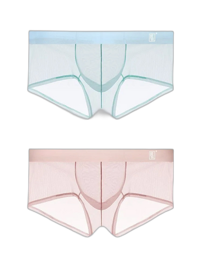 Men's Ultra-thin Low-Rise See-Through Ice Silk Briefs