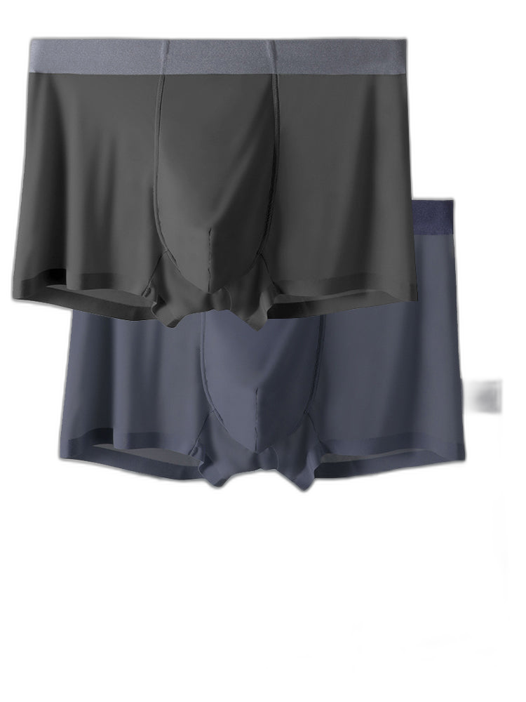 3 Pack Trackless Summer Ultra Thin Pouch Men's Trunks