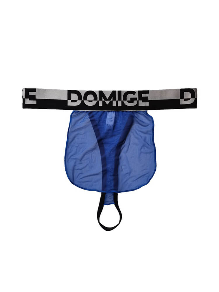Men's Letters Belt Sexy Mesh Thong