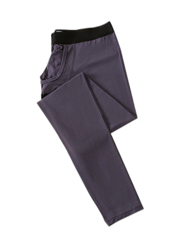 Men's Split-opening Pouch Thermal Pants