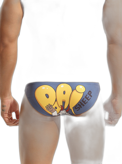 Men’s Cartoon Low-Rise Briefs
