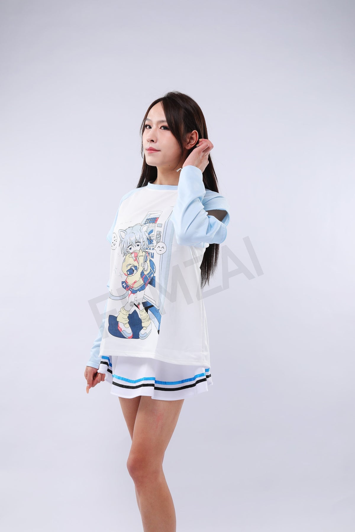 Detachable Catboy Sleeve Tee