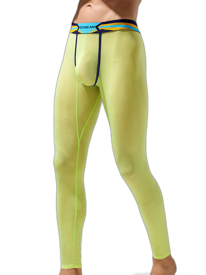 Men's Sexy Sport Long Johns With Large Pouch
