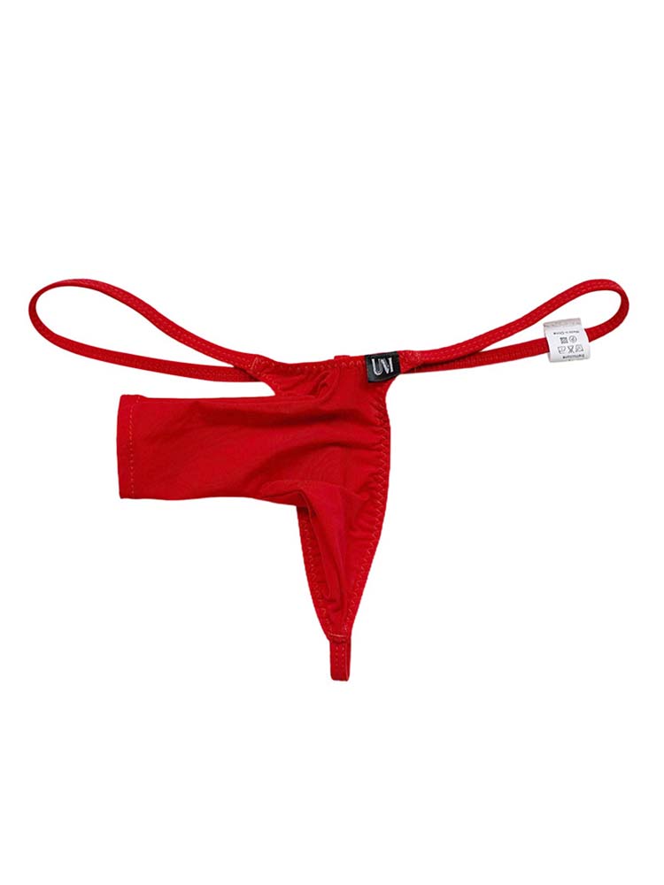 Men's Elephant Nose Opening Thin Strap Thong